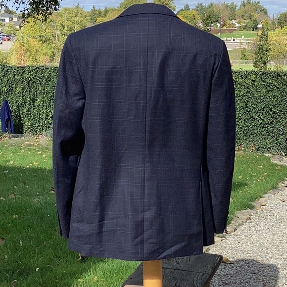 Canali Harry Rosen Summerweight Navy Jacket - Made In Italy IT sz.54R, US sz.44R - Picture 4 of 8